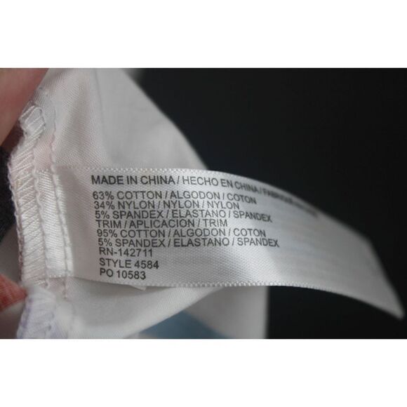 ELOQUI SLEEVELESS LINE PRINT TIE SHOULDERS WRAP DRESS PLUS SIZE 20 MULTICOLOR - Picture 6 of 6